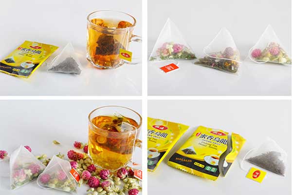内外袋茶叶一级大香蕉黄片可采用复合膜、过滤纸、无纺布等薄膜制袋